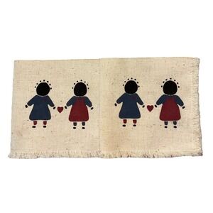 Alice's Country Cottage Cocktail Napkins Linen Handcrafted Farmhouse Cottage (2)